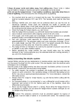 Preview for 18 page of MALTEC MasterHedge-450W Instruction Manual