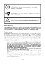 Preview for 13 page of MALTEC MasterHedge-PRO620W Instruction Manual