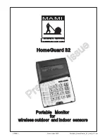 Mami HomeGuard 32 Manual preview