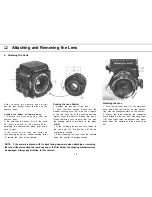 Preview for 13 page of Mamiya RB67 Pro S User Manual