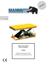 Mammuth LT22HE Installation And Operating Instructions Manual preview