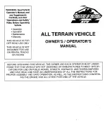 MANCO 8090 Owner'S/Operator'S Manual preview