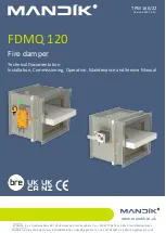 Mandik FDMQ 120 Installation, Operation, Maintenance And Service Manual preview