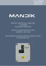 Предварительный просмотр 1 страницы Mandik OID Installation Instructions Manual