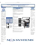 M&S Systems Car Amplifier User Manual preview