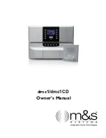 M&S Systems dmc1 Finish-Out Owner'S Manual preview