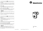 Preview for 1 page of Manfrotto 553 Instructions