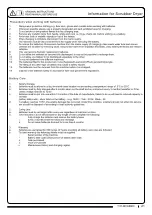 Preview for 21 page of Nacecare TGB 2120 Owner'S Instructions Manual