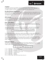 Preview for 9 page of Nacon CL-200 Instruction Booklet