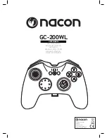 Nacon GC-200WL Instruction Booklet preview