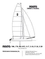 Nacra 500 Owner'S Manual preview