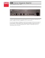 NAD 304 Specifications preview