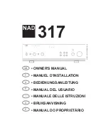 NAD 317 Owner'S Manual preview