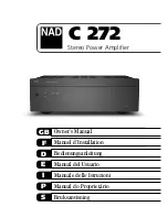 NAD C 272 Owner'S Manual preview