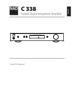 NAD C 338 Owner'S Manual preview
