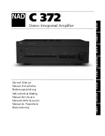 Предварительный просмотр 1 страницы NAD C 372 Owner'S Manual