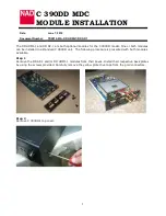 NAD C 390DD Module Installation Manual preview