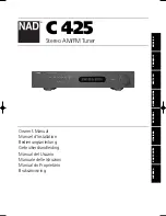 NAD C 425 Owner'S Manual предпросмотр