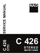 NAD C 426 Service Manual preview