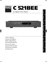 NAD C 521BEE Owner'S Manual preview