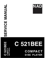 NAD C 521BEE Service Manual предпросмотр