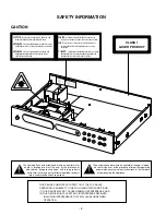 Предварительный просмотр 2 страницы NAD C 521BEE Service Manual