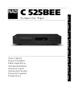 NAD C 525BEE Owner'S Manual preview