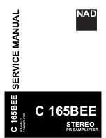 NAD C165BEE Service Manual предпросмотр