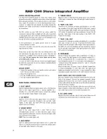 Preview for 4 page of NAD C300 Owner'S Manual