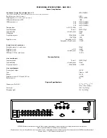 Предварительный просмотр 2 страницы NAD C350 Datasheet