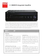 NAD C356BEE Specifications preview