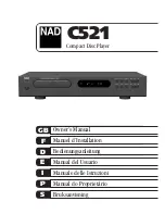 NAD C521 Owner'S Manual preview