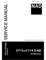 NAD C715 Service Manual предпросмотр