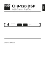NAD CI 8-120 DSP Owner'S Manual preview