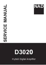 NAD D 3020 Service Manual предпросмотр