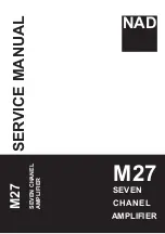 Preview for 1 page of NAD M27 Service Manual