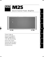 NAD Masters Series M25 Owner'S Manual предпросмотр