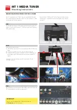 NAD MT1 Mounting Instructions preview