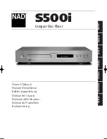 NAD S500i Owner'S Manual preview