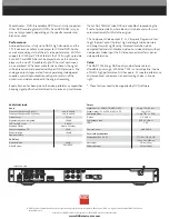 Preview for 2 page of NAD T534 Specification Sheet