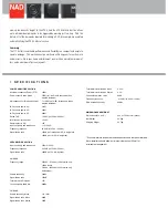 Preview for 4 page of NAD T775 Datasheet