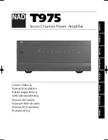 Предварительный просмотр 1 страницы NAD T975 Owner'S Manual