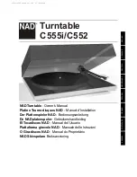 NAD TURNTABLE C 552 Owner'S Manual preview