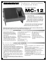 Preview for 1 page of Nady Audio MC-12 Instruction Sheet