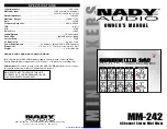 Nady Audio MM-242 Owner'S Manual preview