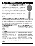 Nady Systems RSM-5 User Manual preview