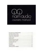 Preview for 1 page of NAIM CDI Manual