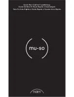 NAIM MU-SO Short Manual предпросмотр