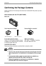 Предварительный просмотр 14 страницы NAiS GT10 Technical Manual