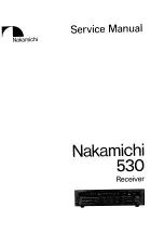 Preview for 1 page of Nakamichi 530 Service Manual